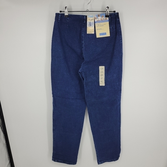 DOCKERS Womens Denim Clean Front Favorite Fit Size 6 - Picture 3 of 10